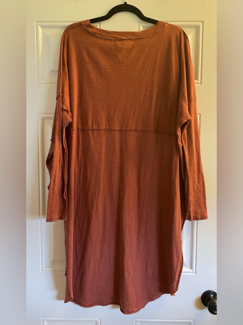 We The Free Rust Orange Tunic Dress - Picture 4 of 7